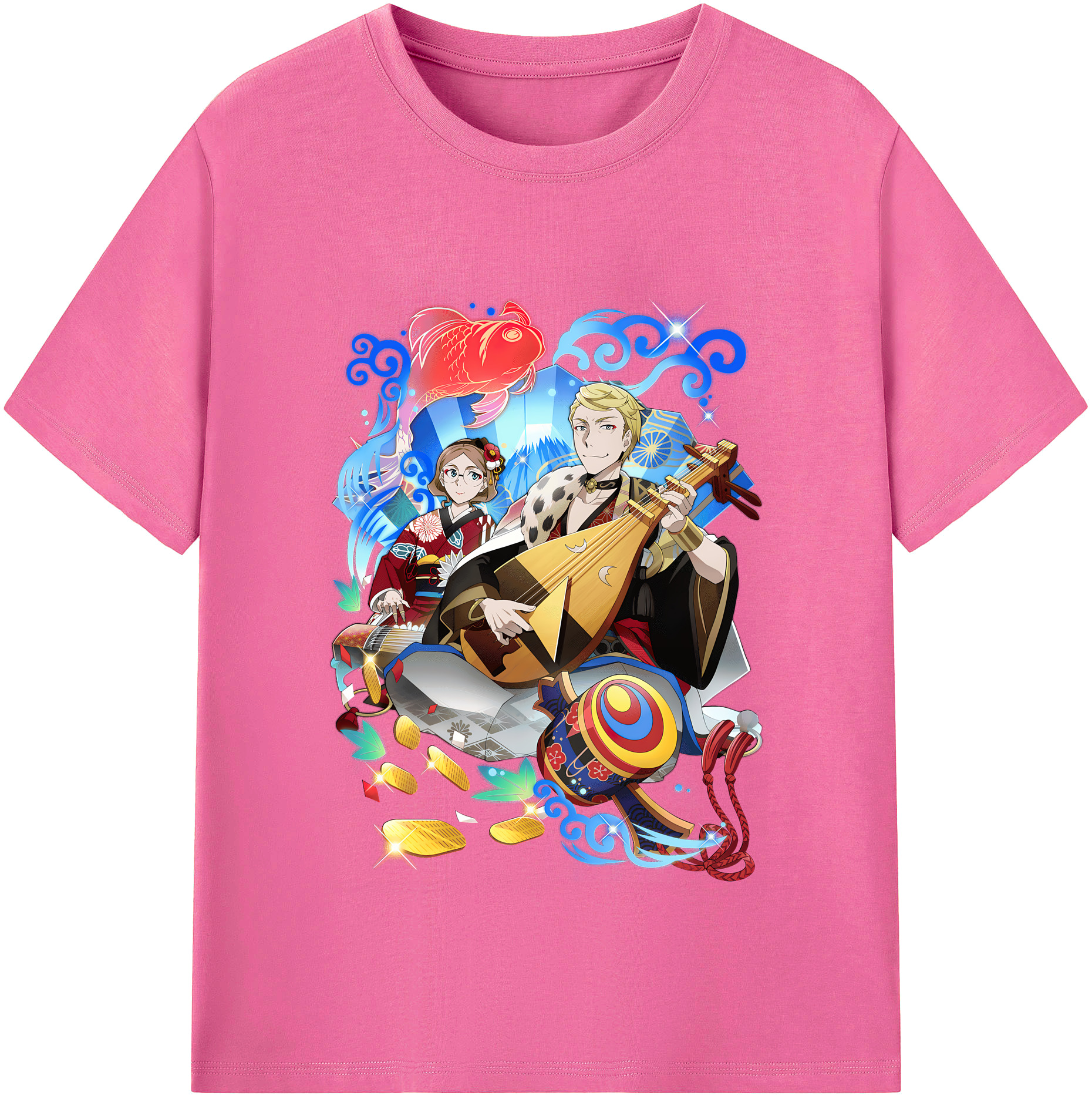 （画像用） 文豪ストレイドッグス Bungo Stray Dogs レディースカジュアルプリントTシャツ（綿100％）